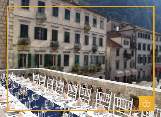 Organize your perfect wedding at our Historic Boutique Hotel Cattaro Fine Dining