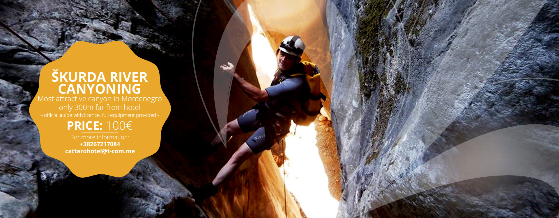 Škurda river canyoning - Cattaro tour
